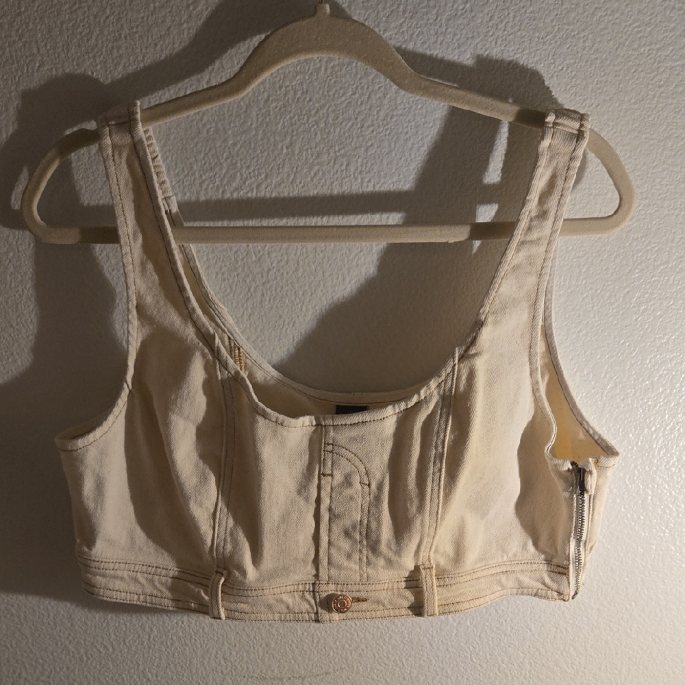 Wild Fable Cream Denim Apparel